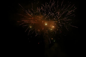 
fireworks in the sky
