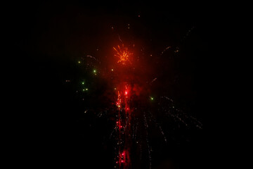 
fireworks in the sky
