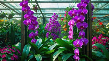 Dendrobium purple is a species of epiphytic orchid used as an ornamental plant for rooms or gardens. Dendrobium is quite simple to care for and bloom.