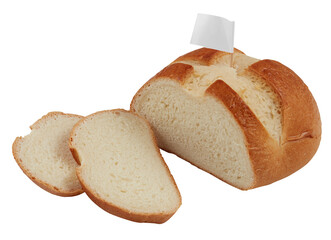 bread cut out isolated transparent background