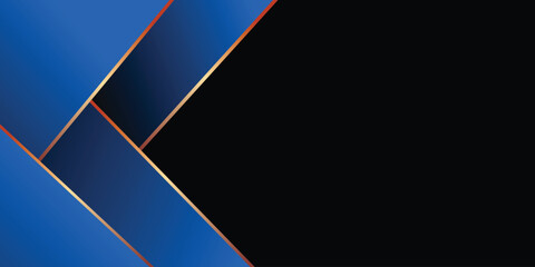 Luxury blue background gradient wave design