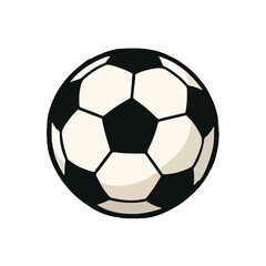 Obraz premium black soccer ball