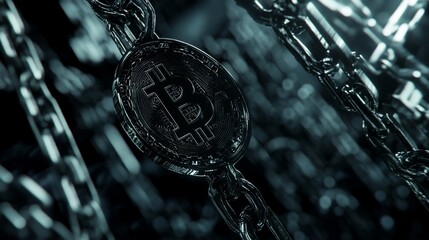 Bitcoin Cryptography - The Secure BlockChain Network Digital Currency Concept