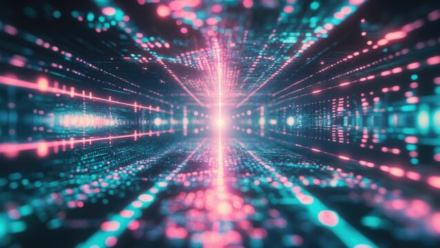 Glitch Screen displaying visual distortion or error effects on digital displays.