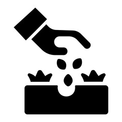 seeding Solid icon