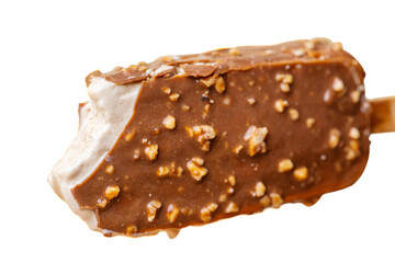 chocolate ice cream on a stick