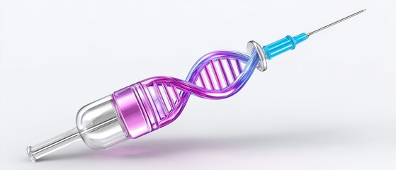 Genomic research process laboratory digital art minimalist design close-up innovation