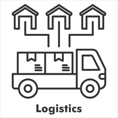 Logistics Outline Icon