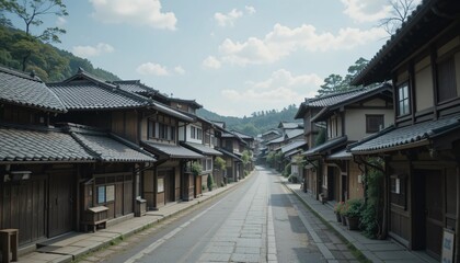 Naklejka premium Ancient city of antiquity