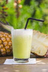 Fresh Pineapple Juice Tropical Refreshment