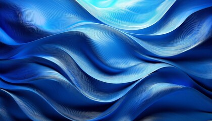 Obraz premium abstract blue waves the idea for simply wallpaper with copy space