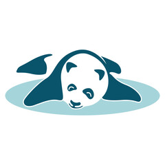 Panda logo icon design