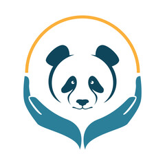 Panda logo icon design