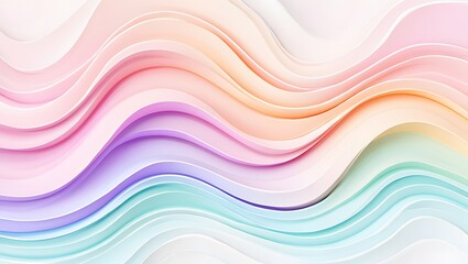 Obraz premium Colorful abstract wave background with flowing shapes and vibrant patterns