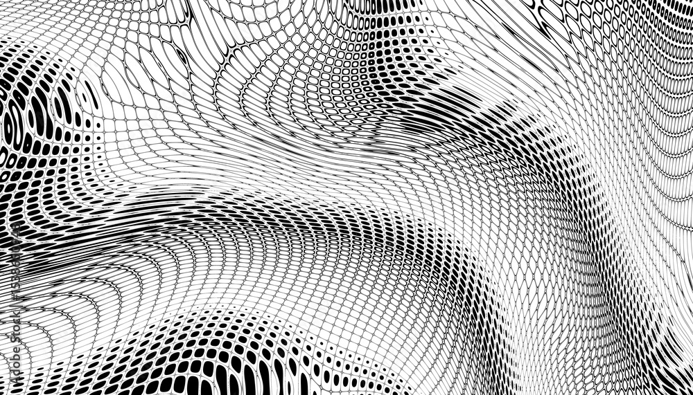 Poster monochrome gradient halftone dots background. overlay png illustration. abstract grunge dots on tran