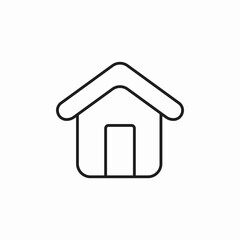 real estate house icon sign vector