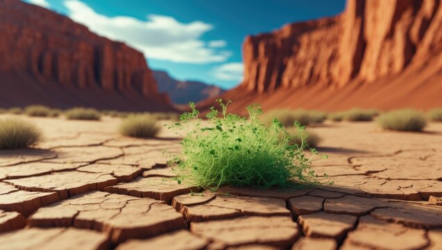 Desert sand ground and mountain natural landscape in Xinjiang. Road trip through remote wilderness. Famous Dahaidao desert Gobi scenery in China.