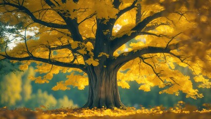 Pubescent oak (Quercus pubescent) featuring an open-rounded crown with spreading and twisted branches, adorned with leathery gray-green to russet egg-shaped leaves divided into lobes during autumn.