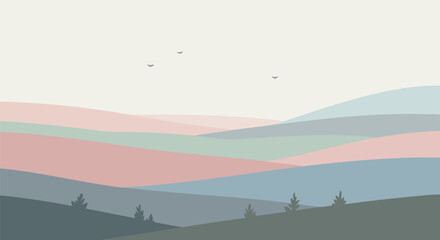 Serene Minimalist Horizon