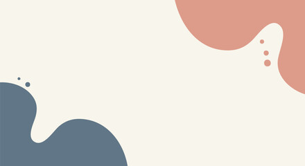Minimalist Abstract Corner Design Pastel