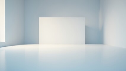 Obraz premium Empty display product on white studio background.