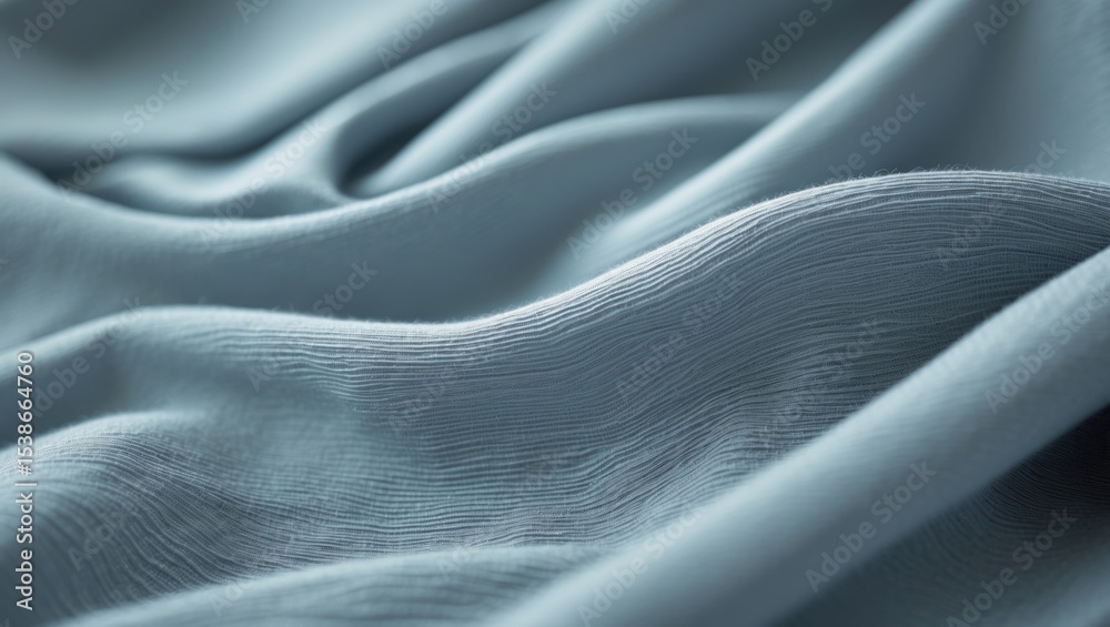 Poster fabric texture set against a melange light gray color background.
