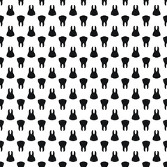 Seamless teeth pattern, medical dental background