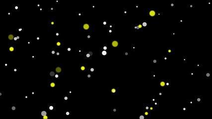 Floating Particles Abstract Background - Powered by Adobe