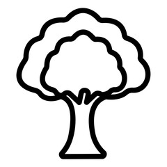 tree Line Icon