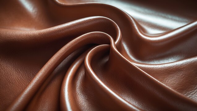 Dark red leather fabric texture background, showcasing textile material and interior design decor.