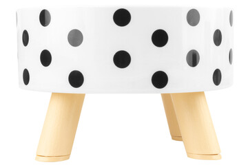 Dog and cat water dispenser on white background food
