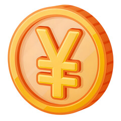 Fototapeta premium Golden Yen Coin Symbol Illustrative Design Avibrantdepictionofajapaneseyencurrencycoinwithathree-dimensionaldesign.Thegoldandorangecolorsaddaluxeandrichfeeltotheimage.