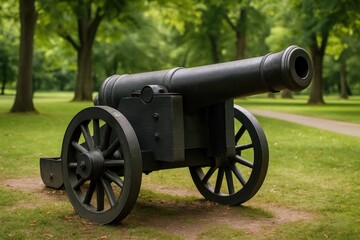 A large artillery piece used in warfare