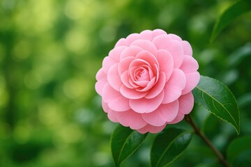 A stunning pink blossom in full bloom