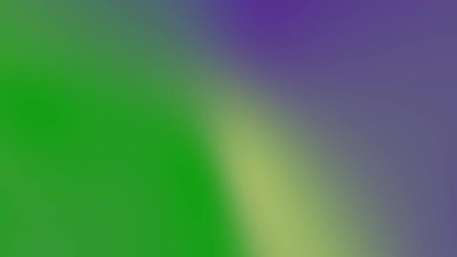 Abstract colorful blurred gradient background with vibrant green and purple hues