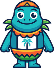 cartoon animal vector illustration