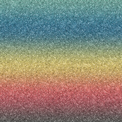 Blue yellow red gradient glitter seamless pattern background

