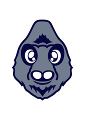 gorille animaux dessin cartoon enfant 