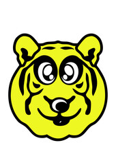 tigre animaux dessin cartoon enfant 