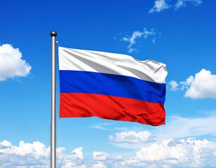 Russian flag of Russia AI generated
