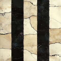 Textural levelling in neutral stripes. Generative AI