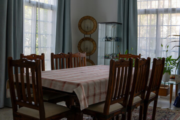 dining room interior with table