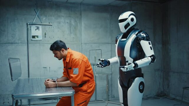 未来の監視 サイボーグが拘束する近未来