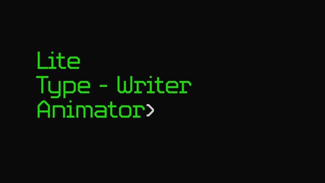 Typewriter Lite Simple Text Animator | Custom Style And animation With Customizable Controls