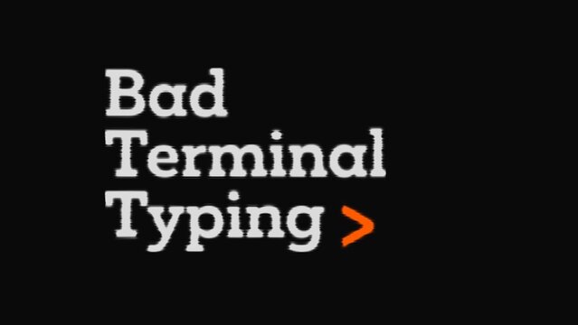 Typewriter Terminal Bad Signal Text Animator | Custom Style And animation With Customizable Controls