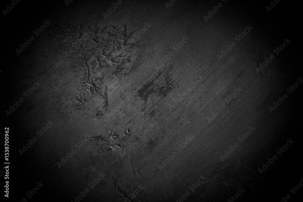Poster old wall texture smeared engine oil cement dark black gray background abstract grey color design are
