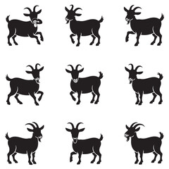 Fototapeta premium High-Impact Goat Vector Design – Dynamic and Versatile Animal Illustration for Branding and Commercial Projects with Clean Minimalist Style . Thank You .