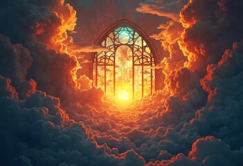 The Holy Light Above the Clouds