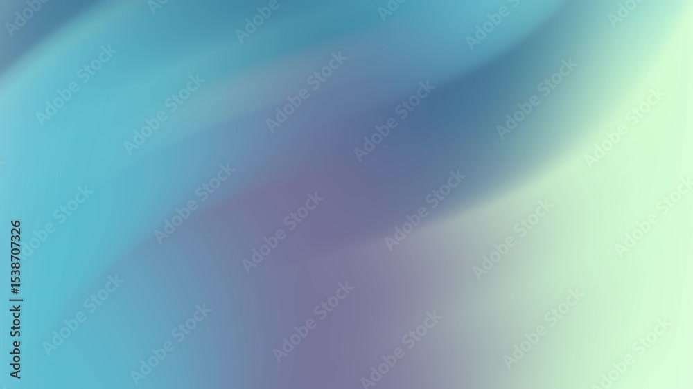 Poster abstract light waves with soft flowing colors creating a calm atmosphere