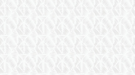Subtle geometric leaf pattern on a light beige background, Elegant and seamless vector texture for wallpaper or fabric